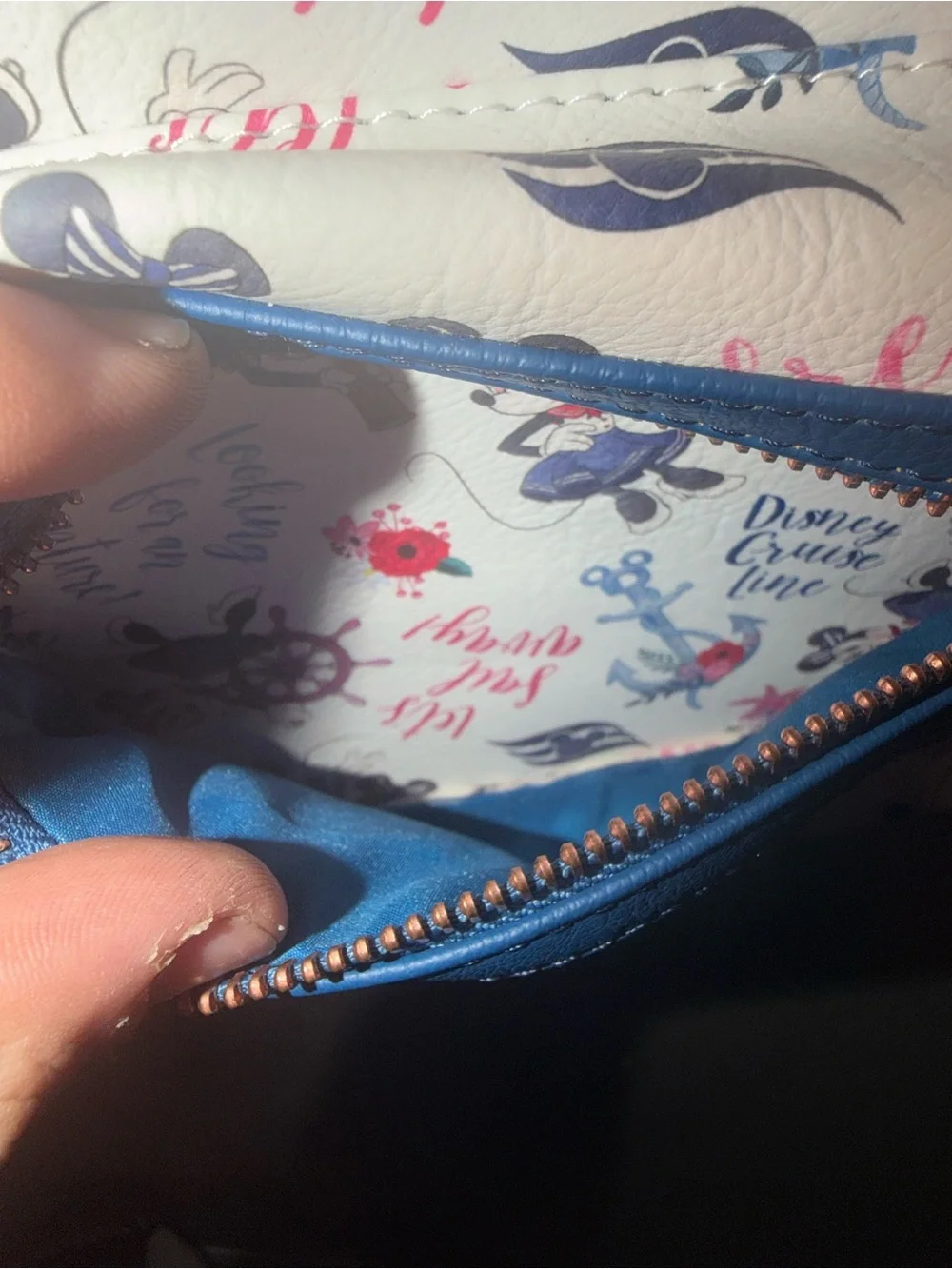 Loungefly Disney Cruise “Nautical Minnie Mouse” Mini Backpack